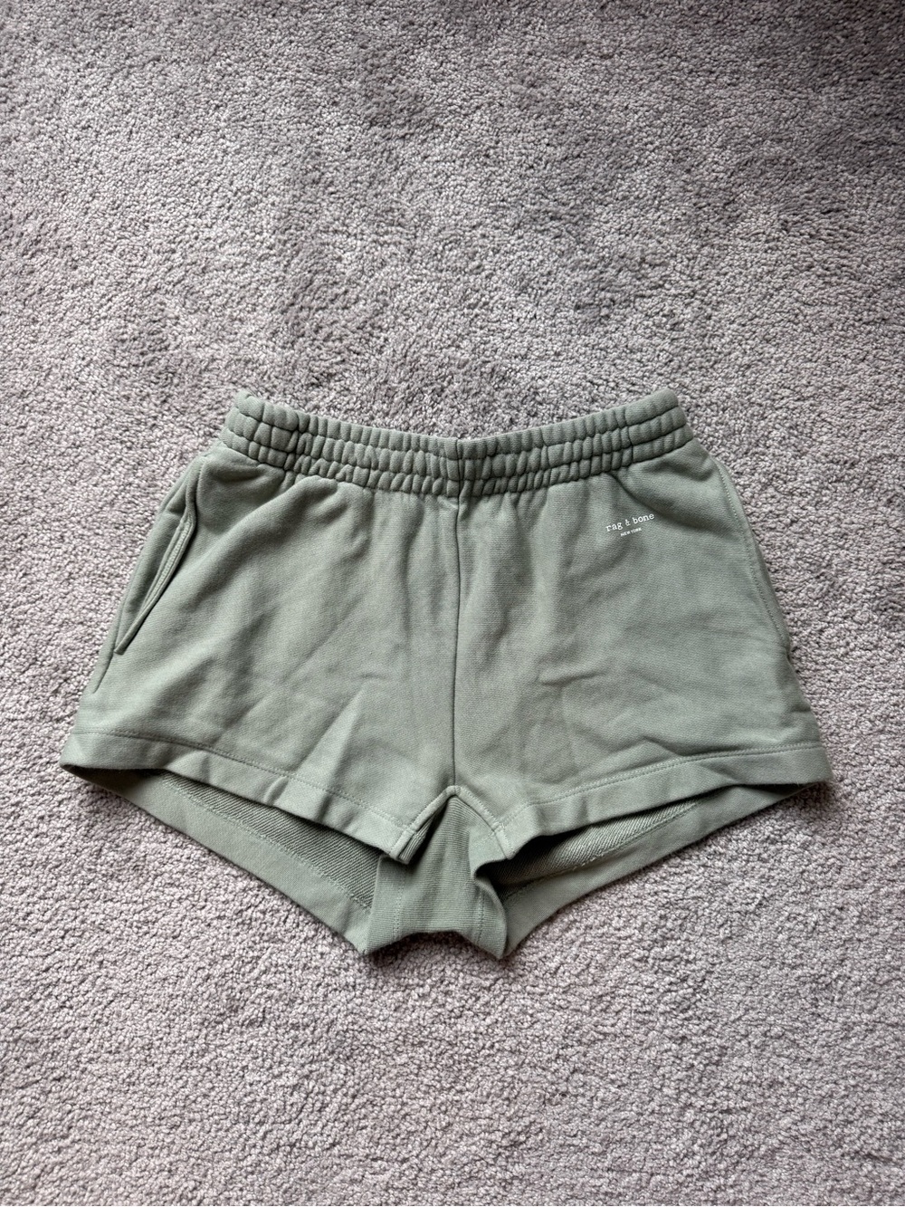 Rag & Bone City mid-rise organic-cotton shorts